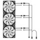 thumbnail image 2 of Ventilador de Refrigeración jinwen 120 mm ARGB PWM Hidráulico Bajo Ruido, 2 of 7
