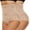 2 packs:Beige-Beige, variant on MANIFIQUE 2 Pieces Double Tummy Control Panty Waist Trainer Body Shaper Underwear High Waisted Shapewear for Women