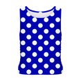 thumbnail image 3 of Womens Tank Tops, Black and White Polka Dot Dry Fit Athletic Gym Running Workout Sleeveless Tank Top for Women, 3 of 4