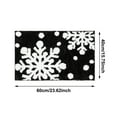 thumbnail image 3 of TIELUTT And Winter Bathroom Mat Soft and Absorbent Fine Fiber Bathroom Carpet TPR Backing Decorative Throw Blanket Teal Throw Blanket Coral Throw Blankets Rugs for Room Mid Modern Throw Blanket, 3 of 4