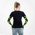 thumbnail image 5 of Cooling Arm Sleeves With Thumb Hole Jamaican Flag Breathable Moisture-Wicking Arm Sleeves For Women Men, 5 of 6