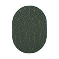 thumbnail image 1 of Furnish My Place Indoor/Outdoor Rug Green 4' x 8', Oval, Made in Usa, Area Rugs Great for Kids, Pets, Event, Wedding, 1 of 5