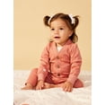 thumbnail image 3 of Little Star 100% Organic Cotton 4 Piece Baby Girl Outfit Set, 3 of 16