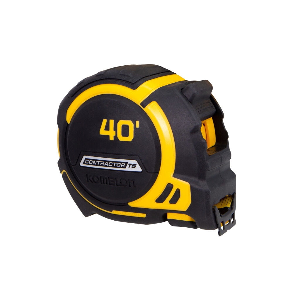 Komelon 40ft. Contractor Ts Tape Measure, 1-1/4 inch Wide Blade