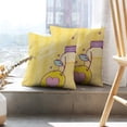 thumbnail image 6 of LALILO Throw Pillow Covers Lemon Mason Jar Agriculture Card Cushion Cover 18" x 18", 2 Pack, 6 of 6