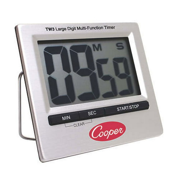 Cooper-Atkins Digital Timer,99 Min.59 Sec TW3-0-8