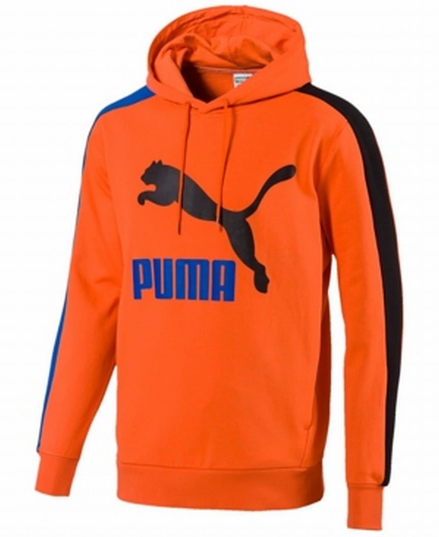 Puma Sweaters - Mens Sweaters Small Graphic Logo Hooded Colorblock S ...