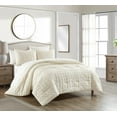 thumbnail image 2 of Chic Home Jesca 7-Piece Geometric Comforter Set, Queen, Beige, 2 of 2