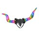 thumbnail image 4 of Accesorios para diadema de cuerno, diadema de Lolita, cuerno oscuro para fiesta de Halloween arcoíris, 4 of 6