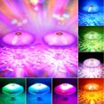 thumbnail image 4 of Mistaha 1PCS 0.5W 7LEDs Lumière Flottante RGB pour Piscine Baignoire Lampe Colorée 8 Modes d'Éclairage/ IP65, 4 of 8