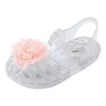 thumbnail image 4 of Yindaity Toddler Sandals Girl Baby Girls and Toddler Jelly Fisherman Sandals, Ombre Multicolor（Light Pink,11), 4 of 4