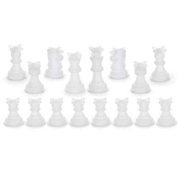 Chess Mold for Resin Silicone Chess Resin Mold Chess Crystal Epoxy Casting Molds for DIY Crafts Making Birthday Gift