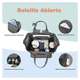 thumbnail image 5 of Pañalera Mochila Bebe 30l Malubero Gris, 5 of 5