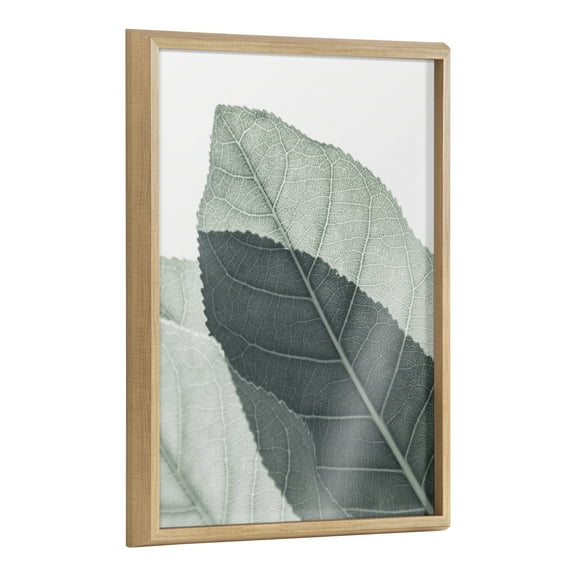 Blake Modern Green Leaf Botanical II 18 in x 24 in Framed Photography Art Prints, by Kate and Laurel