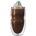 thumbnail image 5 of Serafino Double Wall 16 oz Iced Tea & Coffee Glasses - Set of 6 Insulated Drinking Glasses, 5 of 10
