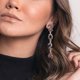thumbnail image 2 of 1 par de pendientes de moda para mujer 2024, pendientes llamativos, pendientes brillantes para mujer, 2 of 7