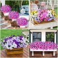 thumbnail image 6 of Yastouay 24 Bundles Artificial Petunias Flowers for Outdoors,UV Resistant Fake Flowers for Planters,Mixcolor Faux Petunias Silk Flowers for Proch Garden Yard Decor, 6 of 9