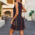thumbnail image 4 of Jesvior Womens Summer Dresses Loose V Neck Sleeveless Tank Dress with Pockets Floral Print Swimsuit Coverup Casual Vacation Clothes, 4 of 7