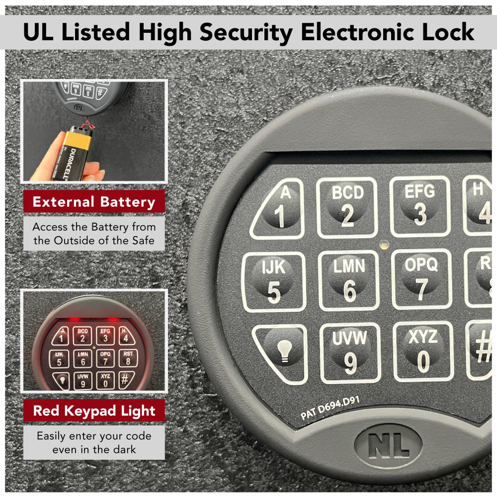 Stealth Essential Gun Safe EGS23 Long Gun Rifle Storage 30 Minute Fireproof Safe