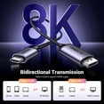 thumbnail image 2 of Cable USB C a DisplayPort 1.4 UGREEN 8K @60Hz 4K @240Hz 2 m, 2 of 9