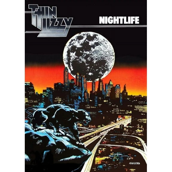 1974 THIN LIZZY ALBUM POSTER PRINT WALL ART FOR NIGHTLIFE in 11 x 17 Inch Poster