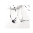 thumbnail image 3 of 4 Pzs De Gato Luminoso Pareja Conjunto De Joyas Regalo Xtellar negro, 3 of 4