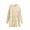 Beige, variant on Women's Longline Crew Neck Geometric Knit Tunic Sweater - Cozy Relaxed Pullover Top for Fall Winter Office Work and Casual Weekend Outings