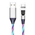 thumbnail image 2 of LED Flowing Magnetic Charger Cable 540 Degree Rotating Magnetic Cable Light Up Cord, 2 of 13
