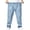 #062-Light Blue, variant on Men's Plus Size Denim Cargo Pants Solid Color Elastic Waist Multi Pocket Stretch Straight Leg Loose Workwear Jeans Daily Casual Bottom