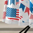 thumbnail image 5 of Coolnut 60" Independence Day Outdoor Round Tablecloth, Waterproof Stain-Resistant Non-Slip Circular Tablecloth with Umbrella Hole and Zipper for Tabletop Backyard Party BBQ Decor, 5 of 7