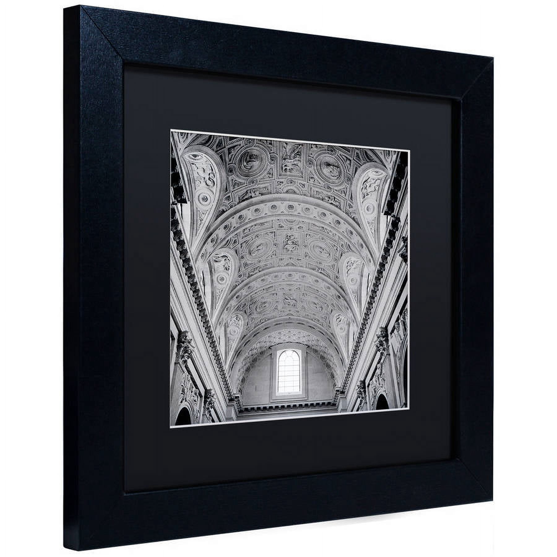 Trademark Fine Art "Paris II" Canvas Art by Alan Blaustein, Black Matte, Black Frame