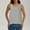 c01Gray, variant on Arnsht Women's New Solid Color Round Neck Pullover Back Split Casual Top Tee Soft Breathable Comfortable Tank Top Green L