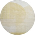 thumbnail image 2 of Addison Rugs Mayfield Washable Transitional Modern Gold Round Rug, 8' x 8', 2 of 5