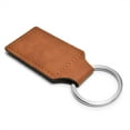 thumbnail image 3 of iPick Image for Jeep Rubicon Wrangler Rectangular Brown Leather Key Chain, Official Licensed, 3 of 5