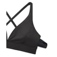 thumbnail image 5 of CRZ YOGA Butterluxe Deep V-Neck Sports Bras for Women Criss Cross Padded Top Wireless Yoga Bras, 5 of 5