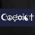 thumbnail image 3 of CafePress - Coexist Long Sleeve T Shirt - Women's Long Sleeve Graphic Tee Casual Fit, 3 of 4