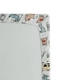 thumbnail image 2 of Ambesonne Retro Fitted Sheet, Cartoon Village Animals, Twin XL Size, Yellow Beige, 2 of 2