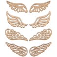 thumbnail image 1 of 80 Pcs Angel Wings Wooden Wings Hollow-out Wood Chips Creative Diy Accessories For Crafts, 1 of 2