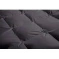 thumbnail image 3 of All-Season Super Soft Comforter Alaskan King 132 by 120 inch Dark Grey Solid, 400 GSM Microfiber, 1 Piece Quilted Box Comforter Set, 3 of 8