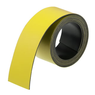 MasterVision BVCFM2503 7/8 x 6 Yellow Magnetic Dry Erase Tape Strip -  25/Pack