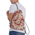 thumbnail image 3 of Easygdp Dragons1 Drawstring Backpack, Beach Sackpack, Travel Sackpack Lightweight for Sports, Gym, Travel, Swimming - Medium, 3 of 9