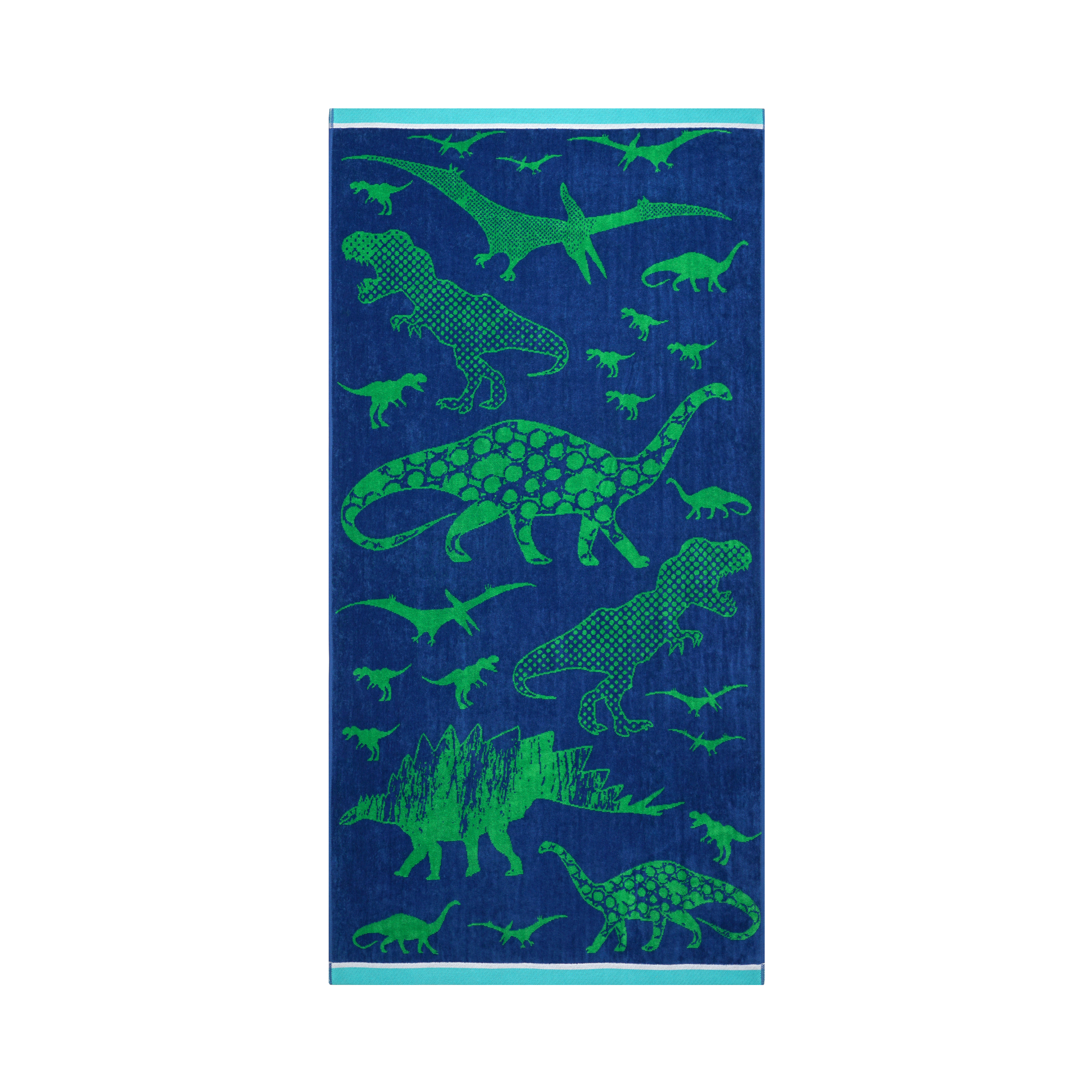 Coastal Charm Kids Dinosaur Beach Towel (Pack of 2)