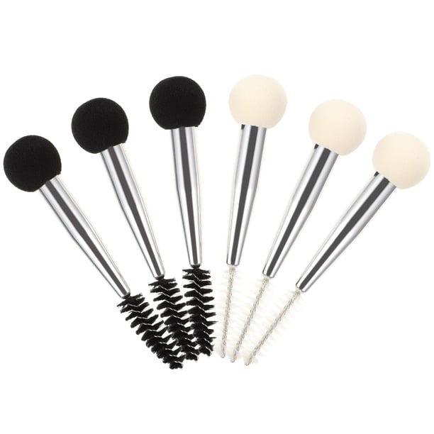 FELTECHELECTR pinceles de esponja para cejas, sellos para cejas, pinceles para pestañas, rímel, pinceles de maquillaje, aplicador