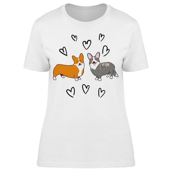 Love Corgis T-Shirt Women -Image by Shutterstock, Female 3X-Large