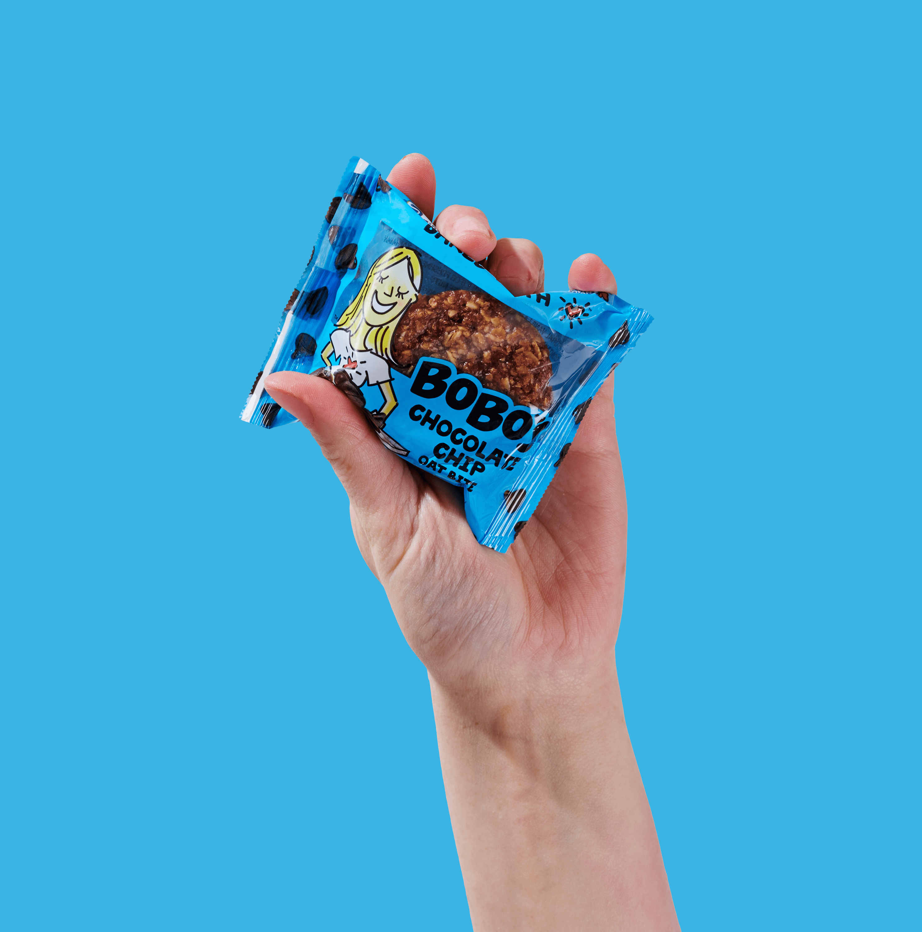(6 pack) Bobo's Oat Bites, Chocolate Chip, 6 Pack of 1.3 oz bars