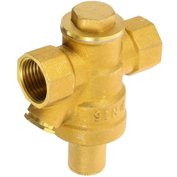 NUOLUX 1Pcs Brass Pressure Regulating Valve Kit for Rv Water Pressure Regulation in Diverse Environments