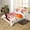 Pink Black Red Orangered, variant on Erosebridal Corgi Dog Comforter Cover Queen,Crow Cherry Blossom Bedding Sets Queen Size,Japanese Style Decor,Reversible,3pcs(No Comforter)
