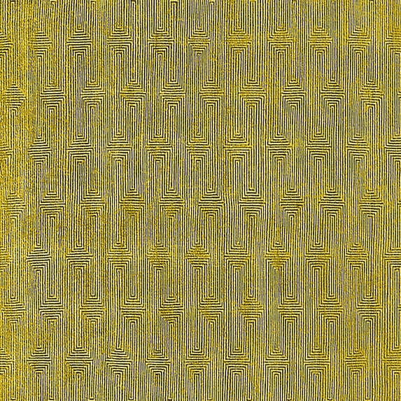 Ahgly Company Indoor Square Solid Yellow Modern Area Rugs, 3' Square
