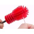 thumbnail image 2 of Bestonzo Hairbrush Biberones De Silicona Con Mango Largo Y Herramientas De Limpieza Rojo. Afortunado Sencillez, 2 of 4