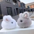 thumbnail image 3 of Plush Pendant High-looking Mini Version of Bunny Bag Pendant Non-shedding Ins Cute Rabbit Car Keychain Car Pendant Keyring, 3 of 4